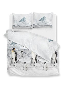 Zo!Home Komplet pościeli flanelowej "Frostine" w kolorze biało-błękitnym ze sklepu Limango Polska w kategorii Pościele - zdjęcie 188172970