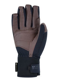Roeckl SPORTS Rękawiczki narciarskie "Camurac GTX" w kolorze brązowo-czarnym ze sklepu Limango Polska w kategorii Rękawiczki męskie - zdjęcie 188173273