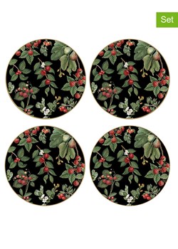 Easy Life Talerzyki deserowe (4 szt.) "Orchard" w kolorze czarnym - Ø 19 cm ze sklepu Limango Polska w kategorii Naczynia - zdjęcie 188174272