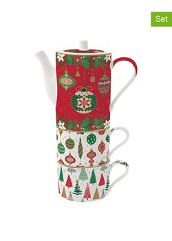Easy Life 3-częściowy zestaw w kolorze czerwono-biało-zielonym ze sklepu Limango Polska w kategorii Dzbanki i zaparzacze - zdjęcie 188174321