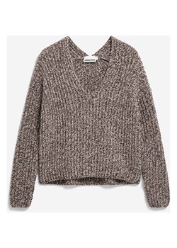 armedangels Wełniany sweter "Tianaa" w kolorze brązowo-beżowym ze sklepu Limango Polska w kategorii Swetry damskie - zdjęcie 188174863