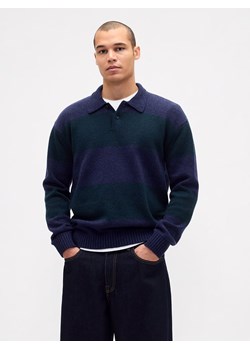 GAP Sweter w kolorze granatowo-ciemnozielonym ze sklepu Limango Polska w kategorii Swetry męskie - zdjęcie 188175884