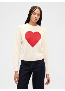 GAP Sweter w kolorze kremowo-czerwonym ze sklepu Limango Polska w kategorii Swetry damskie - zdjęcie 188175982