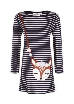 happy girls by Eisend Sukienka w kolorze granatowo-białym ze sklepu Limango Polska w kategorii Sukienki dziewczęce - zdjęcie 188176173