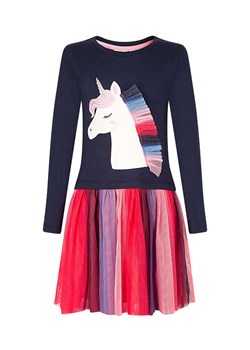 happy girls by Eisend Sukienka w kolorze granatowo-czerwonym ze sklepu Limango Polska w kategorii Sukienki dziewczęce - zdjęcie 188176181