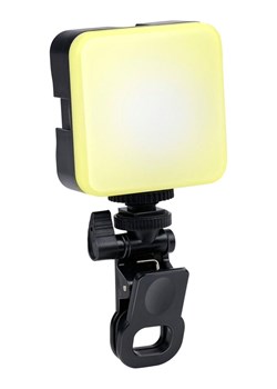 GRUNDIG Lampa w kolorze czarnym z klipsem do selfie - 7 x 15 x 3 cm ze sklepu Limango Polska w kategorii Oświetlenie - zdjęcie 188176742