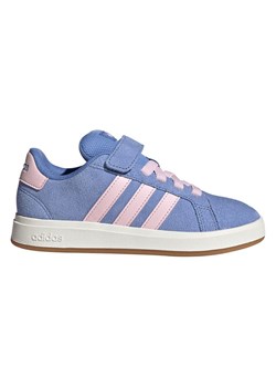 adidas Skórzane sneakersy "Grand Court 00s" w kolorze błękitno-jasnoróżowym ze sklepu Limango Polska w kategorii Buty sportowe dziecięce - zdjęcie 188177220