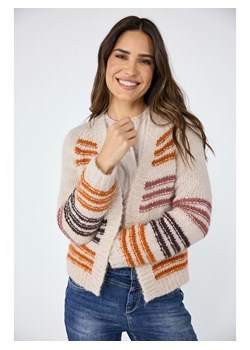 LIEBLINGSSTÜCK Kardigan w kolorze kremowo-brązowo-pomarańczowym ze sklepu Limango Polska w kategorii Swetry damskie - zdjęcie 188177812