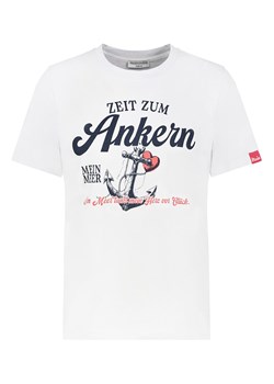 Eight2Nine Koszulka w kolorze białym ze sklepu Limango Polska w kategorii Bluzki damskie - zdjęcie 188178000