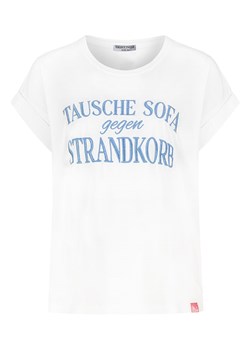 Eight2Nine Koszulka w kolorze białym ze sklepu Limango Polska w kategorii Bluzki damskie - zdjęcie 188178032