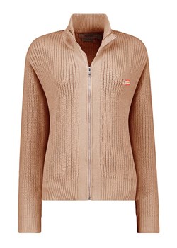 Geographical Norway Kardigan "Flexible" w kolorze beżowym ze sklepu Limango Polska w kategorii Swetry damskie - zdjęcie 188178301