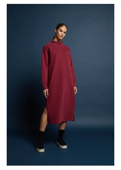 ELBSAND Sukienka dresowa "Roomi" w kolorze czerwonym ze sklepu Limango Polska w kategorii Sukienki - zdjęcie 188178730