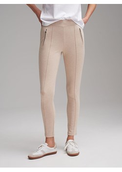 OPUS Legginsy w kolorze beżowym ze sklepu Limango Polska w kategorii Spodnie damskie - zdjęcie 188178853