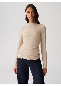 OPUS Koszulka w kolorze beżowym ze sklepu Limango Polska w kategorii Bluzki damskie - zdjęcie 188178873