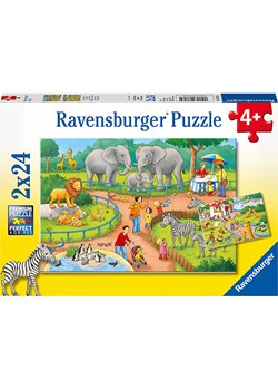 Ravensburger 24-częściowe puzzle (2 szt.) "A day at the zoo" - 4+ ze sklepu Limango Polska w kategorii Puzzle - zdjęcie 188179184