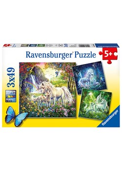 Ravensburger 49-częściowe puzzle (3 szt.) "Beautiful unicorns" - 5+ ze sklepu Limango Polska w kategorii Puzzle - zdjęcie 188179193