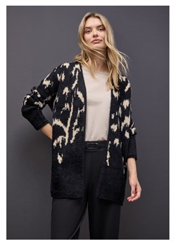 Street One Kardigan w kolorze czarno-kremowym ze sklepu Limango Polska w kategorii Swetry damskie - zdjęcie 188182831