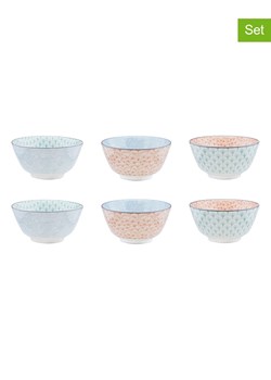 Björn Miski (6 szt.) w kolorze błękitno-zielono-różowym - Ø 12 cm ze sklepu Limango Polska w kategorii Naczynia - zdjęcie 188185413