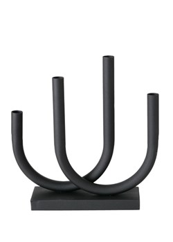 Boltze Świecznik "Tonis" w kolorze czarnym - wys. 34 cm ze sklepu Limango Polska w kategorii Świeczniki - zdjęcie 188186721