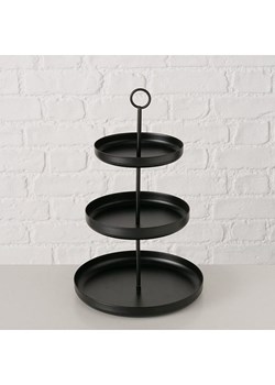Boltze Etażerka "Credo" w kolorze czarnym - wys. 32,5 x Ø 20 cm ze sklepu Limango Polska w kategorii Misy i tace dekoracyjne - zdjęcie 188186981