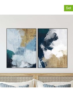 Wallity Druki artystyczne (2 szt.) w ramce - 80 x 60 cm ze sklepu Limango Polska w kategorii Obrazy - zdjęcie 188189050
