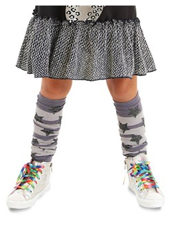 Denokids Ocieplacze "Striped" w kolorze szarym ze sklepu Limango Polska w kategorii Skarpetki dziecięce - zdjęcie 188190980