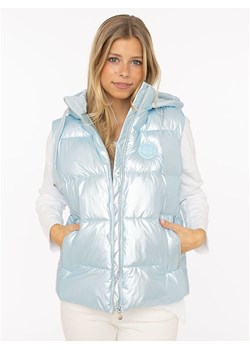 Zwillingsherz Kamizelka pikowana w kolorze błękitnym ze sklepu Limango Polska w kategorii Kurtki damskie - zdjęcie 188192674