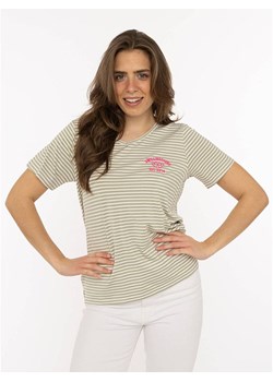 Zwillingsherz Koszulka "Zwillingsherz" w kolorze beżowym ze sklepu Limango Polska w kategorii Bluzki damskie - zdjęcie 188192824