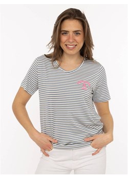 Zwillingsherz Koszulka w kolorze szaro-białym ze sklepu Limango Polska w kategorii Bluzki damskie - zdjęcie 188192844