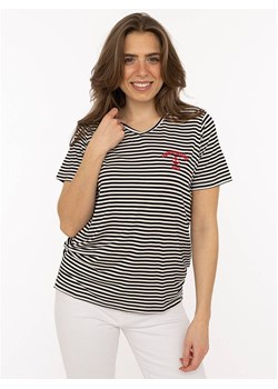 Zwillingsherz Koszulka w kolorze czarno-białym ze sklepu Limango Polska w kategorii Bluzki damskie - zdjęcie 188192854