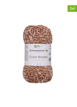 Schachenmayr since 1822 Przędza bawełniana (10 szt.) w kolorze czerwono-beżowym - 10 x 50 g ze sklepu Limango Polska w kategorii Zabawki - zdjęcie 188196422