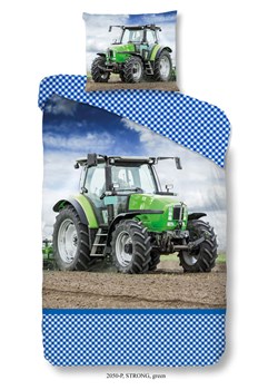 Good Morning Komplet pościeli "Strong" w kolorze niebiesko-zielonym ze sklepu Limango Polska w kategorii Pościel dziecięca - zdjęcie 188196581