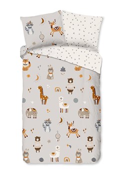 Good Morning Komplet pościeli "Woody" w kolorze jasnoszaro-białym ze sklepu Limango Polska w kategorii Pościel dziecięca - zdjęcie 188196730