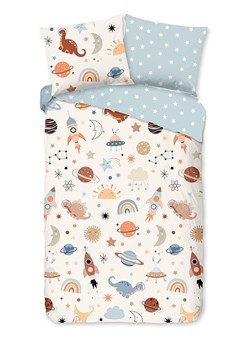 Good Morning Komplet pościeli "Eclips" w kolorze biało-błękitnym ze sklepu Limango Polska w kategorii Pościel dziecięca - zdjęcie 188196944