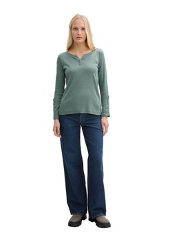 Tom Tailor Koszulka w kolorze biało-zielonym ze sklepu Limango Polska w kategorii Bluzki damskie - zdjęcie 188197712