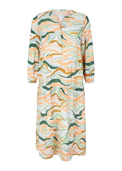 Tom Tailor Sukienka w kolorze zielono-pomarańczowym ze sklepu Limango Polska w kategorii Sukienki - zdjęcie 188197882