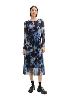 Tom Tailor Sukienka w kolorze czarno-niebieskim ze sklepu Limango Polska w kategorii Sukienki - zdjęcie 188198230