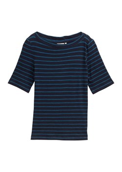 Tom Tailor Koszulka w kolorze granatowo-błękitnym ze sklepu Limango Polska w kategorii Bluzki damskie - zdjęcie 188198874