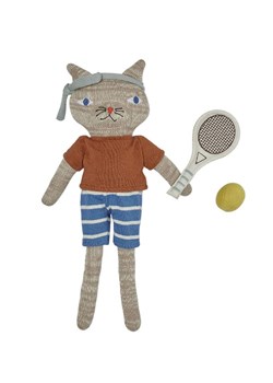 OYOY mini Maskotka "Polly Cat Tennis Doll" - 0+ ze sklepu Limango Polska w kategorii Zabawki - zdjęcie 188198892