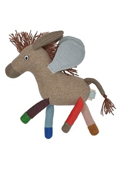 OYOY mini Maskotka "Donkey" w kolorze brązowym - 0+ ze sklepu Limango Polska w kategorii Zabawki - zdjęcie 188198921