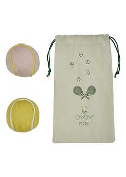 OYOY mini Grzechotka "Tenis Ball" w kolorze beżowo-żółtym - 0+ ze sklepu Limango Polska w kategorii Zabawki - zdjęcie 188198924