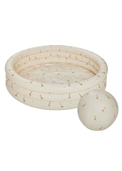 OYOY mini Brodzik "Giraffe" w kolorze beżowym z piłką - wys. 26 cm x Ø 85 cm - 3+ ze sklepu Limango Polska w kategorii Pozostałe wyposażenie ogrodowe - zdjęcie 188198953