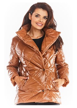 Awama Kurtka zimowa w kolorze jasnobrązowym ze sklepu Limango Polska w kategorii Kurtki damskie - zdjęcie 188200792