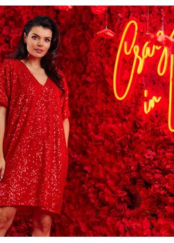 Awama Sukienka w kolorze czerwonym ze sklepu Limango Polska w kategorii Sukienki - zdjęcie 188201150