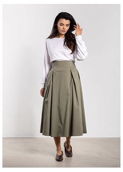 Awama Spódnica w kolorze khaki ze sklepu Limango Polska w kategorii Spódnice - zdjęcie 188201681