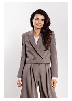 Awama Blezer w kolorze szarobrązowym ze sklepu Limango Polska w kategorii Marynarki damskie - zdjęcie 188201714