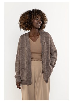 Awama Kardigan w kolorze beżowym ze sklepu Limango Polska w kategorii Swetry damskie - zdjęcie 188201834
