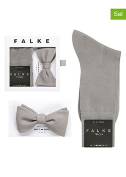 Falke 2-częściowy zestaw w kolorze szarym: skarpety i muszka ze sklepu Limango Polska w kategorii Skarpetki męskie - zdjęcie 188202050