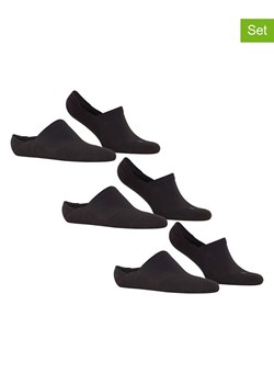 Falke Sportowe skarpety-stopki (3 pary) w kolorze czarnym ze sklepu Limango Polska w kategorii Skarpetki męskie - zdjęcie 188202114