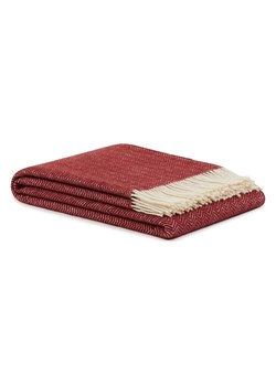 Lanerossi Wełniany koc "Emil" w kolorze bordowym - 180 x 130 cm ze sklepu Limango Polska w kategorii Tekstylia - zdjęcie 188204770